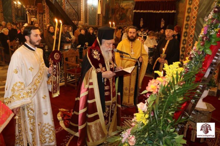 Ο Ακάθιστος Ύμνος στον Μητροπολιτικό Ναό Ευαγγελιστρίας Σπάρτης