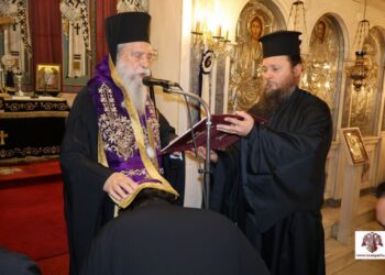 Χειροθεσίες Πνευματικών κατά τον τελευταίο Κατανυκτικό Εσπερινό στον Ι.Ν. Οσίου Νίκωνος