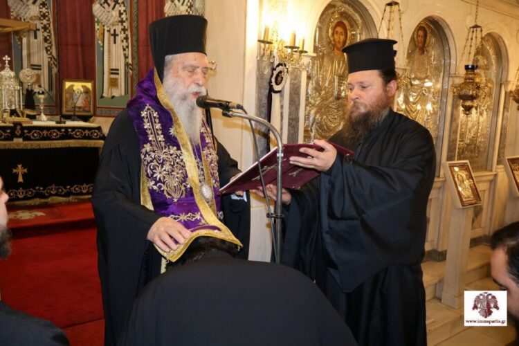 Χειροθεσίες Πνευματικών κατά τον τελευταίο Κατανυκτικό Εσπερινό στον Ι.Ν. Οσίου Νίκωνος