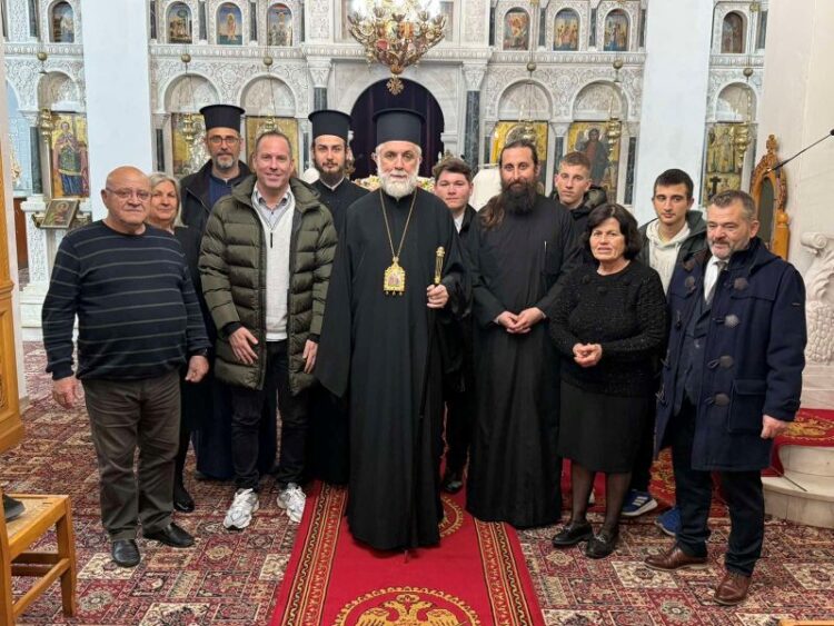 Ο  ΕΠΙΣΚΟΠΟΣ ΣΚΟΠΕΛΟΥ  ΣΤΗ ΜΑΚΡΥΚΑΠΠΑ ΓΙΑ ΤΗΝ ΤΕΤΑΡΤΗ ΣΤΑΣΗ ΤΩΝ ΧΑΙΡΕΤΙΣΜΩΝ