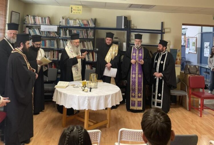 Ο ΜΗΤΡΟΠΟΛΙΤΗΣ ΧΑΛΚΙΔΟΣ ΣΤΟ 1Ο ΠΡΟΤΥΠΟ ΛΥΚΕΙΟ ΧΑΛΚΙΔΟΣ