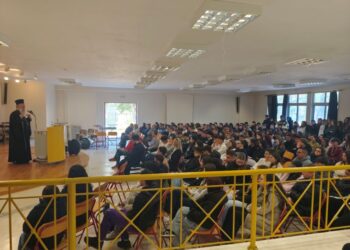 ΕΠΙΣΚΕΨΗ ΤΟΥ ΜΗΤΡΟΠΟΛΙΤΟΥ ΧΑΛΚΙΔΟΣ ΣΤΟ ΓΕΛ ΒΑΣΙΛΙΚΟΥ