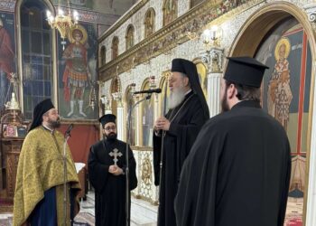 Ο ΜΗΤΡΟΠΟΛΙΤΗΣ ΧΑΛΚΙΔΟΣ ΓΙΑ ΤΗΝ ΤΡΙΤΗ ΣΤΑΣΗ ΤΩΝ ΧΑΙΡΕΤΙΣΜΩΝ ΣΤΗΝ ΕΝΟΡΙΑ ΑΓ. ΑΝΑΡΓΥΡΩΝ ΧΑΛΚΙΔΟΣ