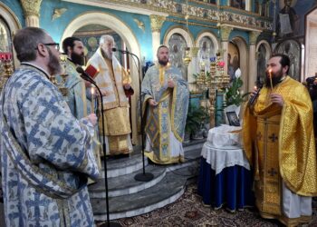 Δ’ Κυριακή των Νηστειών στη Μητρόπολη   Καρυστίας