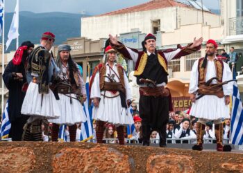 Λαμπρός ο εορτασμός απελευθερώσεως της Καλαμάτας