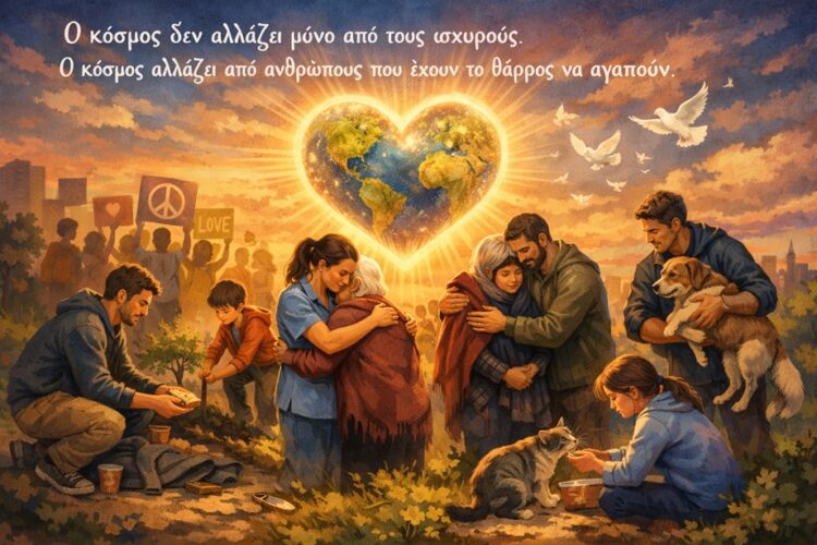 π. Φίλιππος : “Ο κόσμος αλλάζει από ανθρώπους που έχουν το θάρρος να αγαπούν”.