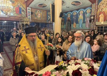 Προσευχή για την πατρίδα και τις Ένοπλες Δυνάμεις στους Χαιρετισμούς στη Λάρισα