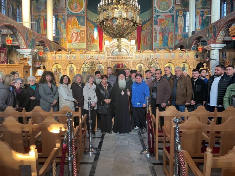Επίσκεψη του Μητρ. Δημητριάδος στον Ιερό Ναό Αγίου Κωνσταντίνου Βελεστίνου