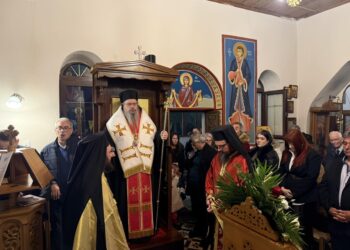 Ο πανηγυρικός Εσπερινός της Εορτής του Αγίου ενδόξου Νεομάρτυρος Γεωργίου εκ Ραψάνης