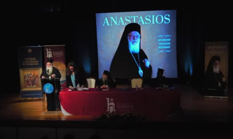 Ο Μητροπολίτης Δημητριάδος στο Διεθνές Συνέδριο της Βοστώνης για τον μακαριστό Αναστάσιο