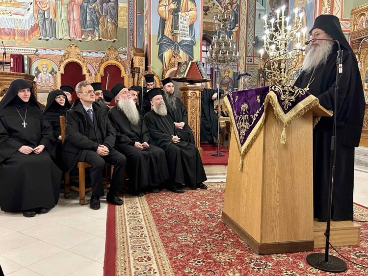 Εξαίρετη διάλεξη του Ηγουμένου της Σιμωνόπετρας για τον Άγιο Ιουστίνο Πόποβιτς στον Βόλο