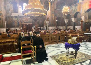 Ομιλία του Ηγουμένου της Ι.Μ. Αγίου Παντελεήμονος Αγιάς στην Μεταμόρφωση Βόλου