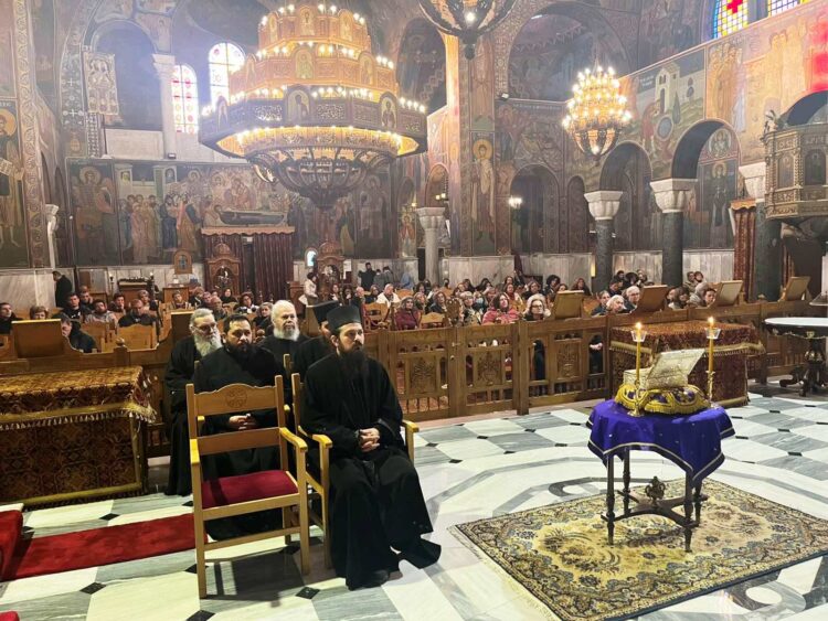 Ομιλία του Ηγουμένου της Ι.Μ. Αγίου Παντελεήμονος Αγιάς στην Μεταμόρφωση Βόλου