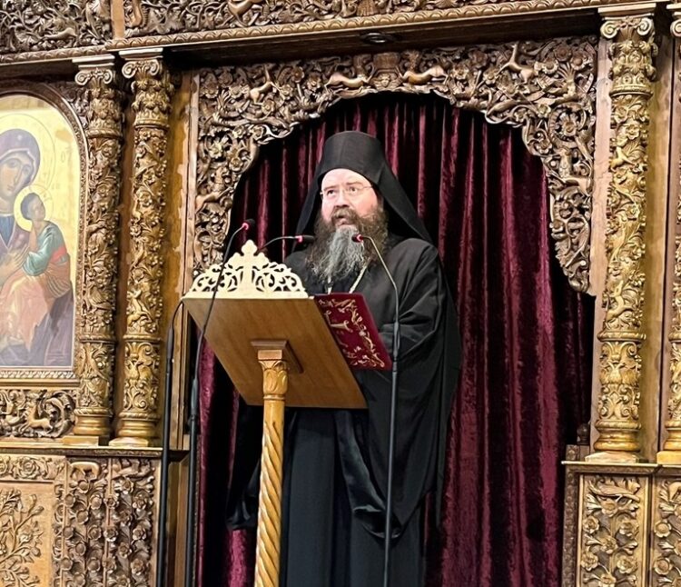 Ομιλία του Ηγουμένου της Ι.Μ. Αγίας Τριάδος Σπαρμού στην Μεταμόρφωση Βόλου