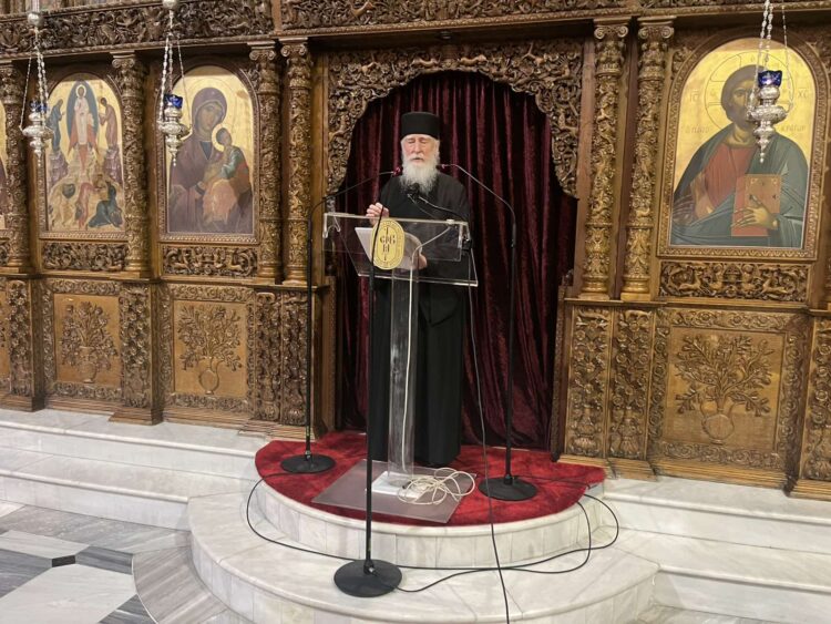 Ομιλία του Γέροντος Νίκωνος στον Ιερό Ναό Μεταμορφώσεως του Σωτήρος Βόλου