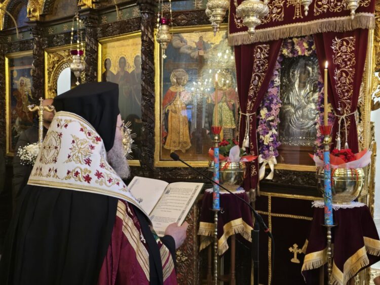 Η Β´ Στάση των Χαιρετισμών στο προσκύνημα Μεγάλης Παναγίας