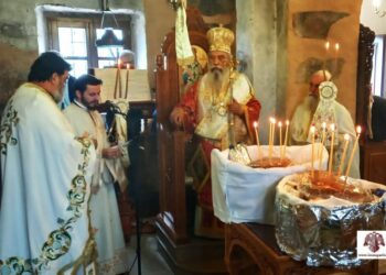Χειροθεσία Πρωτοπρεσβύτερου στον Ι.Ν. Αγίου Γεωργίου Πανηγυρίστρας Σκάλας