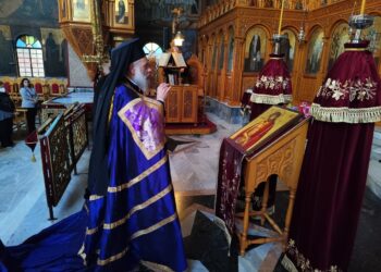 Μεγάλη Δευτέρα εσπέρας στον Ιερό Ναό Αγίου Γεωργίου Καρδίτσας