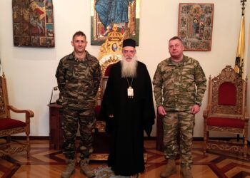 Συνάντηση Μητροπολίτη Σάμου με τον Υποστράτηγο Γ. Καπράλο της ΔΔΕΕ