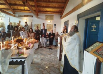 Με λαμπρότητα ο εορτασμός του Αγίου Γεωργίου στη νησίδα του Ναυστάθμου Σαλαμίνας