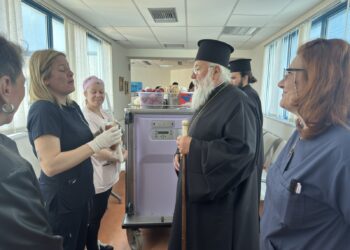 Ποιμαντική Επίσκεψη του Μητροπολίτη Κερκύρας Νεκταρίου στο Γενικό Νοσοκομείο Κέρκυρας