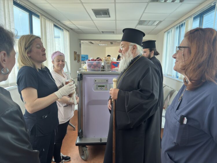 Ποιμαντική Επίσκεψη του Μητροπολίτη Κερκύρας Νεκταρίου στο Γενικό Νοσοκομείο Κέρκυρας