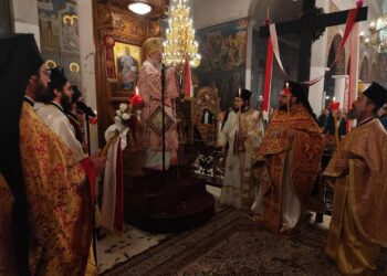 Πανηγυρικός Εσπερινός των Αγίων Ραφαήλ, Νικολάου και Ειρήνης