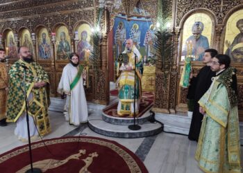 Κυριακή των Βαΐων στον Ι.Ν. Αγίας Παρασκευής Φαρσάλων