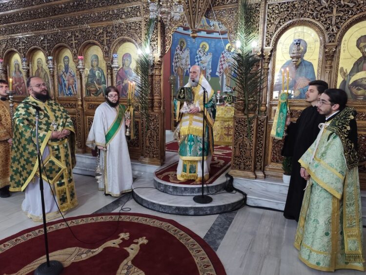 Κυριακή των Βαΐων στον Ι.Ν. Αγίας Παρασκευής Φαρσάλων