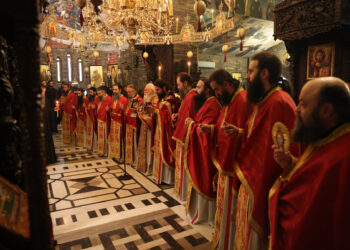 Ανάμνηση εγκαινίων του Καθολικού της Ιεράς Μονής Τρικόρφου