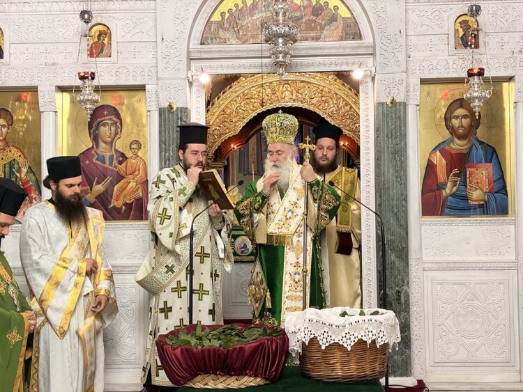 Η Κυριακή των Βαΐων στην Ιερά Μητρόπολη Κορίνθου