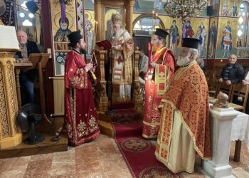 Θ. Λειτουργία της Μ. Πέμπτης στην Ιερά Μητρόπολη Κορίνθου.