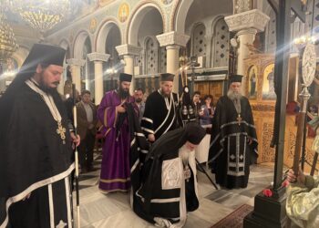 Η Ακολουθία των Αχράντων Παθών στην Ι. Μητρόπολη Κορίνθου