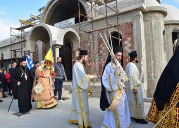 Εγκαίνια θυσιαστηρίου εις μνήμην Γρηγορίου του Ε΄ και Κυρίλλου του ΣΤ΄