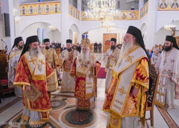 Εορτάστηκε η μνήμη των Αγίων Δισχιλίων Ναουσαίων Νεομαρτύρων και η 204η επέτειος του Ολοκαυτώματος της Ναούσης