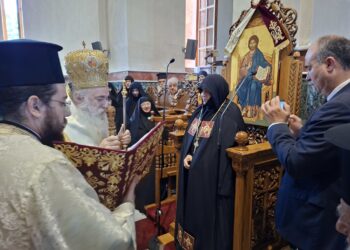 Η ενθρόνιση της νέας Ηγουμένης στο Ι. Ησυχαστήριο «ο Τίμιος Σταυρός» Μαψού Κορινθίας