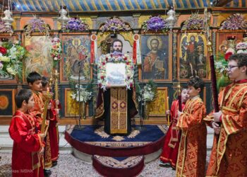 Πανηγυρικός Εσπερινός του Αγίου Γεωργίου του Τροπαιοφόρου στη Βέροια