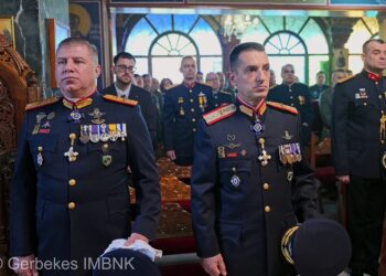 Αρχιερατική θεια Λειτουργία και Δοξολογία στην Ι Μεραρχία Πεζικού για την εορτή του Αγίου Γεωργίου