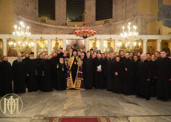 Η Ακολουθία της Παννυχίδος στην Ιερά Μητρόπολη Θεσσαλονίκης