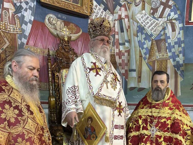 Πανηγυρική Αρχιερατική Θεία Λειτουργία στον Ιερό Ναό Αγίου Γεωργίου Καρέα