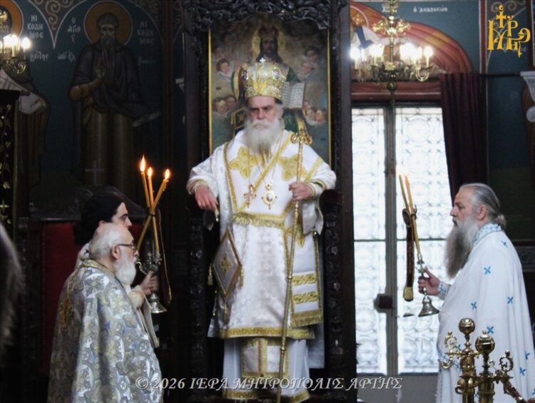 Η εορτή της Εγέρσεως του Αγίου Λαζάρου στον Μητροπολιτικό Ναό της Άρτας