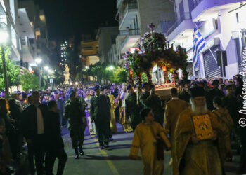 Παλλαϊκή λιτάνευση των Επιταφίων στην Ι.Μ. Φθιώτιδος