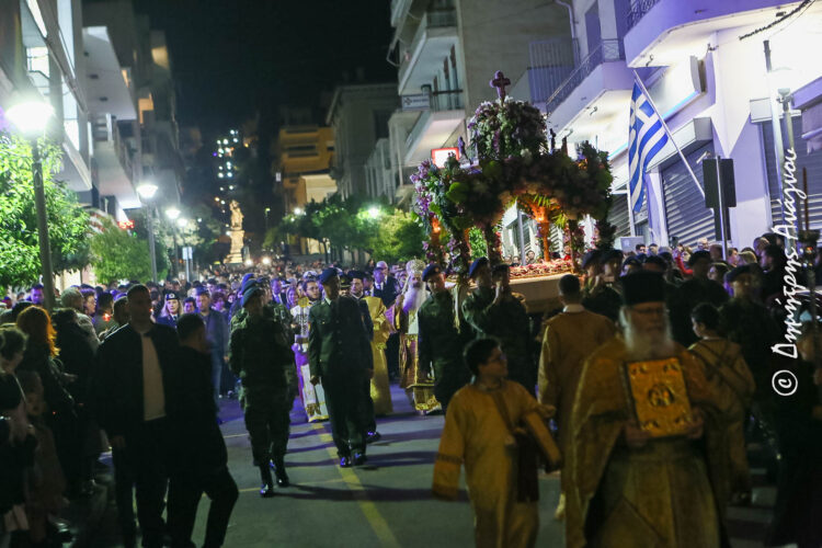 Παλλαϊκή λιτάνευση των Επιταφίων στην Ι.Μ. Φθιώτιδος