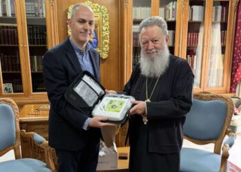 ΔΩΡΕΑ ΑΠΙΝΙΔΩΤΗ ΑΠΟ ΤΟΝ ΑΝΤΙΠΕΡΙΦΕΡΕΙΑΡΧΗ ΓΕΩΡΓΙΟ ΚΕΛΑΪΔΙΤΗ ΣΤΙΣ ΚΑΤΑΣΚΗΝΩΣΕΙΣ ΤΗΣ Ι. ΜΗΤΡΟΠΟΛΕΩΣ ΧΑΛΚΙΔΟΣ