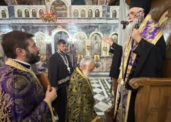 ΜΕΓΑΛΗ ΔΕΥΤΕΡΑ  Ο ΘΕΟΦΙΛΕΣΤΑΤΟΣ ΕΠΙΣΚΟΠΟΣ ΣΚΟΠΕΛΟΥ ΝΙΚΟΔΗΜΟΣ ΣΤΗΝ ΚΑΛΛΙΘΕΑ ΑΜΑΡΥΝΘΟΥ