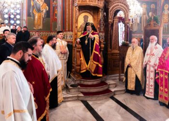 Ο Εσπερινός της Συνάξεως πάντων των εν Μεσσηνία διαλαμψάντων Αγίων