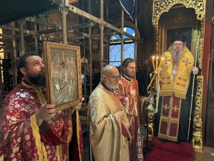 Ο πανηγυρικός Εσπερινός του Αγίου Γεωργίου στον Τύρναβο