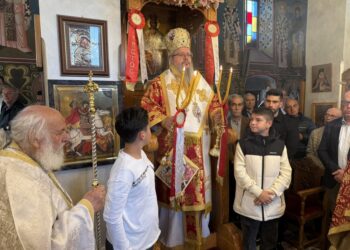 Ο Αναστάσιμος Εσπερινός της Ζωοδόχου Πηγής στην Ελάτεια