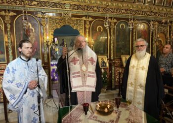 Ευχέλαιο στον Ιερό Ναό Παμμεγίστων Ταξιαρχών Παλαιού Κοιμητηρίου Λαρίσης