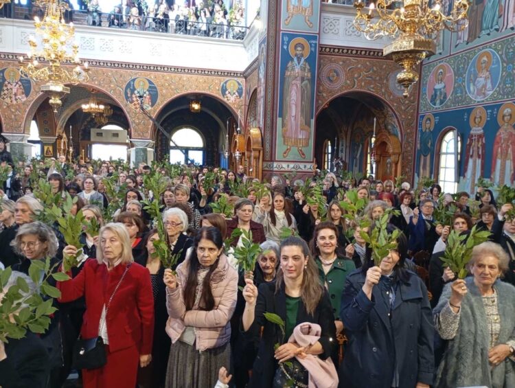Κυριακή των Βαΐων στον Ιερό Μητροπολιτικό Ναό Αγίου Αχιλλίου Λαρίσης